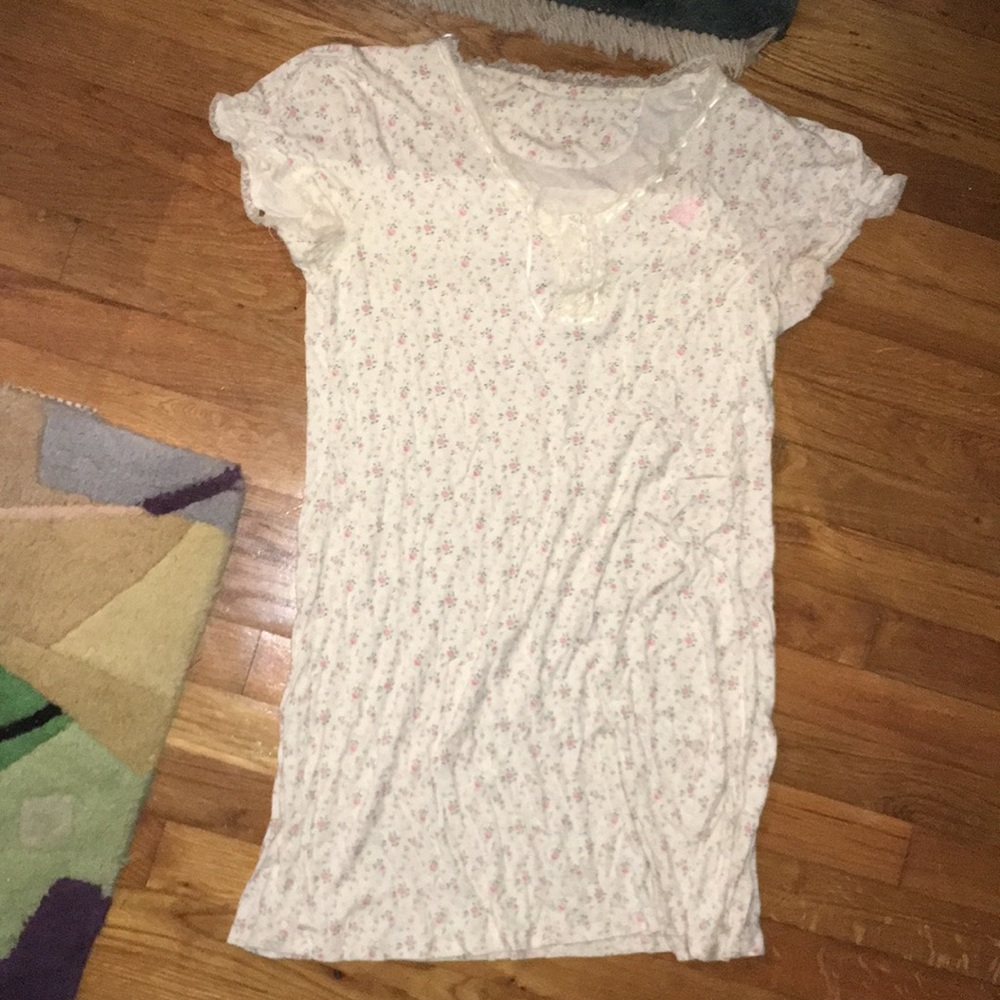 Short White Nightie
